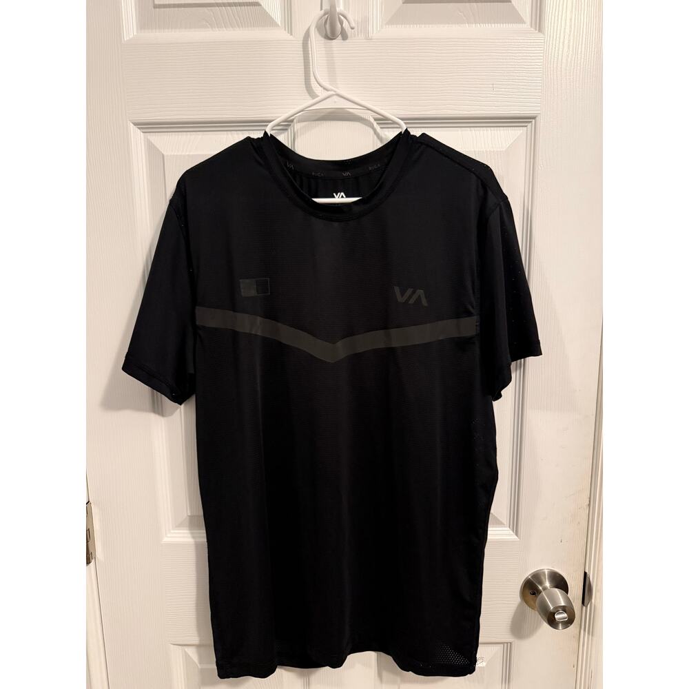 RVCA VA LIGIG Performance Athletic Shirt Black